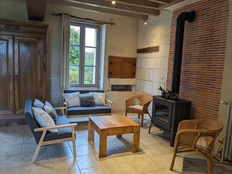 Maison Dans Belle Longere - La Serrerie Le Controis-en-Sologne ภายนอก รูปภาพ